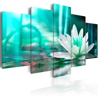Schilderij Weg door de wildernis , zwart-wit, Premium print , 200x100cm Schilderij Weg door de wildernis , zwart-wit, Premium print , 200x100cm