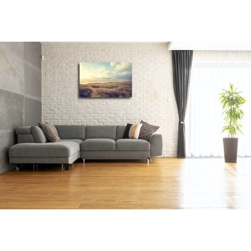 Schilderij -Dromerig strand, Noordzee, 3 maten, wanddecoratie Karo-art Schilderij -Dromerig strand, Noordzee, 3 maten, wanddecoratie