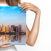 Schilderij - Vrijheidsbeeld van New York , Wanddecoratie , Premium print