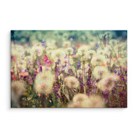 Schilderij -  Weide bloemen  , Wanddecoratie , Premium print