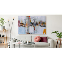 Schilderij -  Abstracte golven  , Wanddecoratie , Premium print