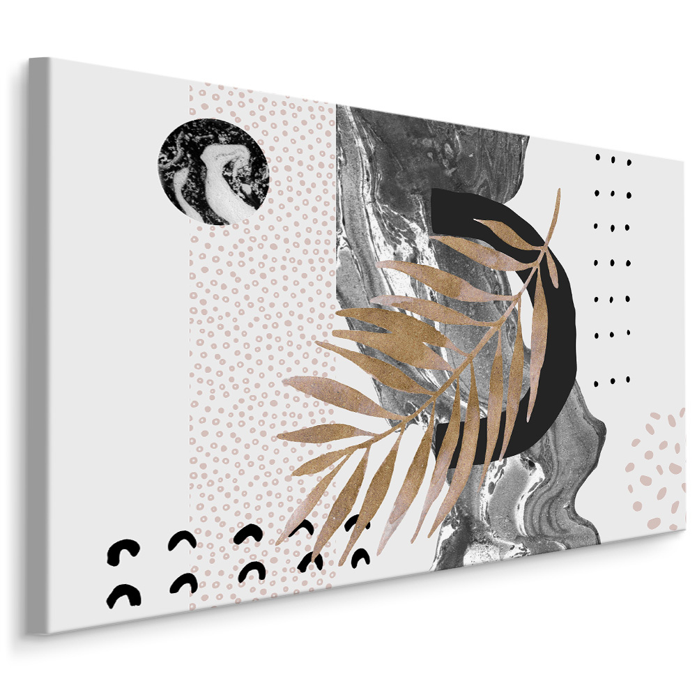 Schilderij - De Veer, Modieuze, stijlvolle abstractie, premium print afbeelding