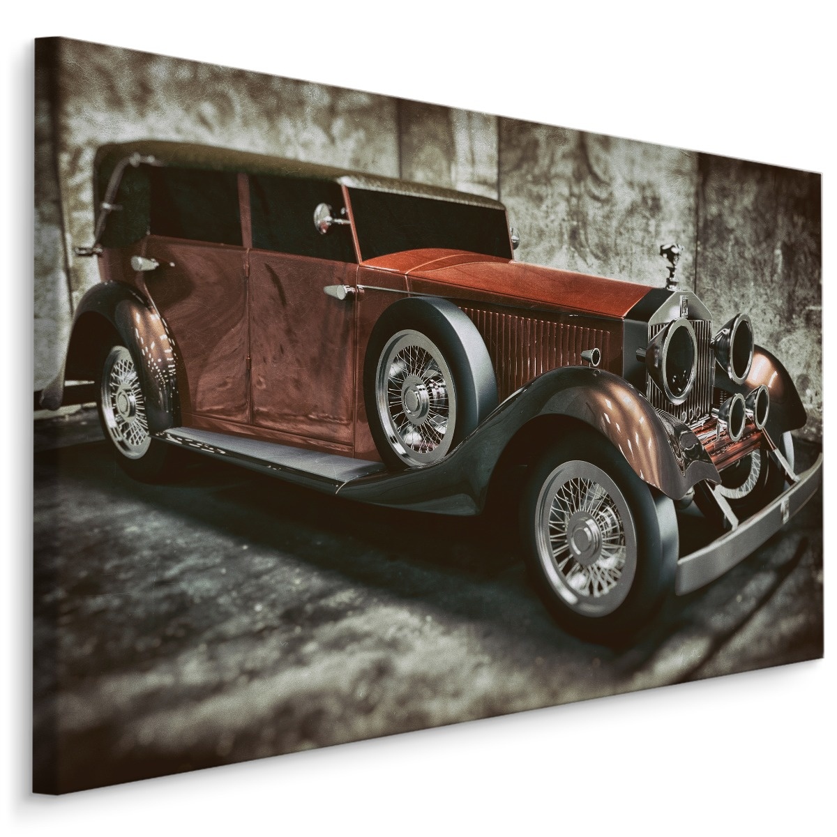 Schilderij - Prachtige Oldtimer , print op canvas, Premium print