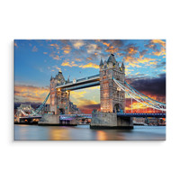 Schilderij Tower Bridge Londen, multi-gekleurd, premium print