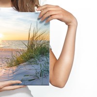 Schilderij - Noordzee en duinen, multi-gekleurd, prachtige wanddecoratie