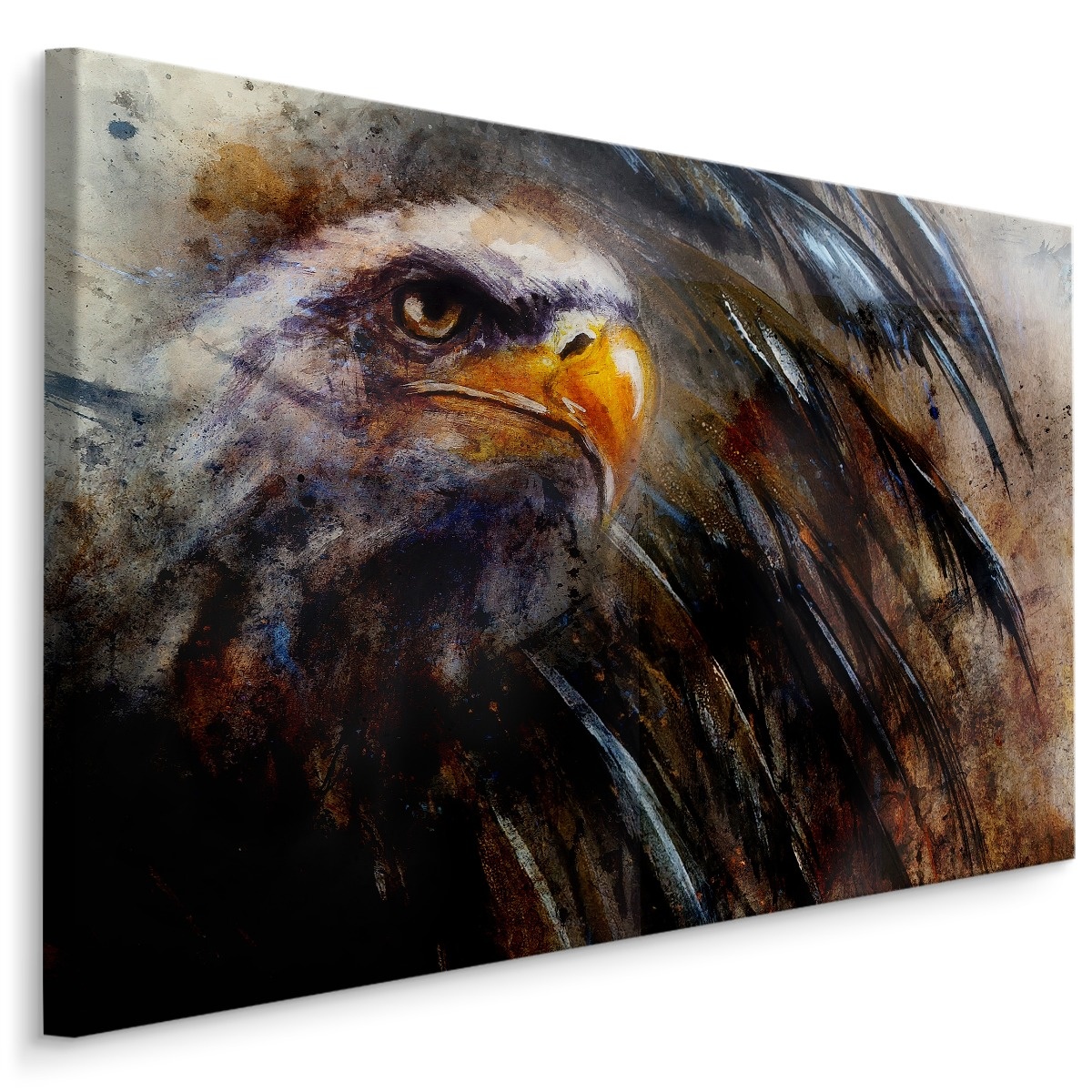 Schilderij Arend (print op canvas), 4 maten, bruin, premium print