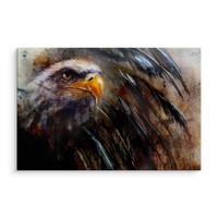 Schilderij Arend (print op canvas), 4 maten, bruin, premium print