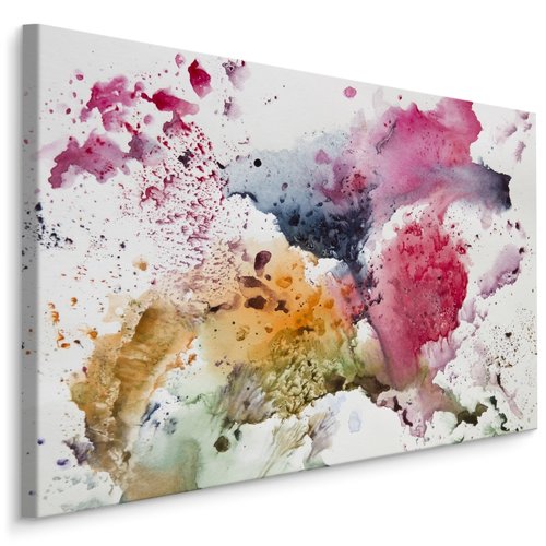 Tot Overredend Hub Schilderij -abstractie aquarel, 4 maten, hoge kwaliteit canvas - Karo-art  VOF