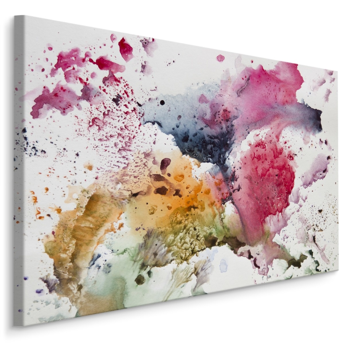Schilderij -abstractie aquarel, 4 maten, hoge kwaliteit canvas scherp geprijsd afbeelding