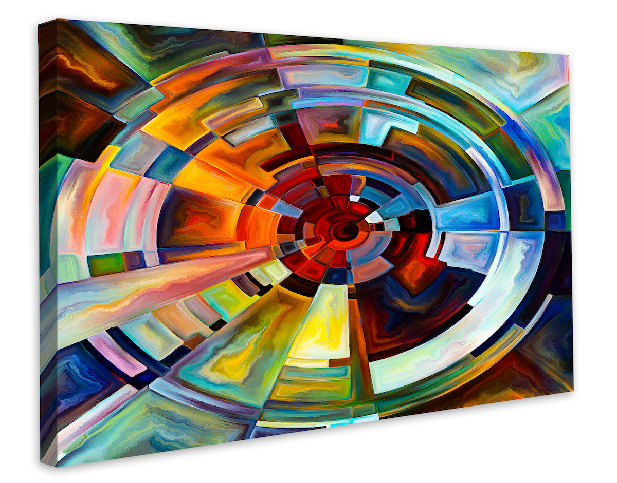Schilderij - Kracht van het leven, multikleur, eyecatcher afbeelding
