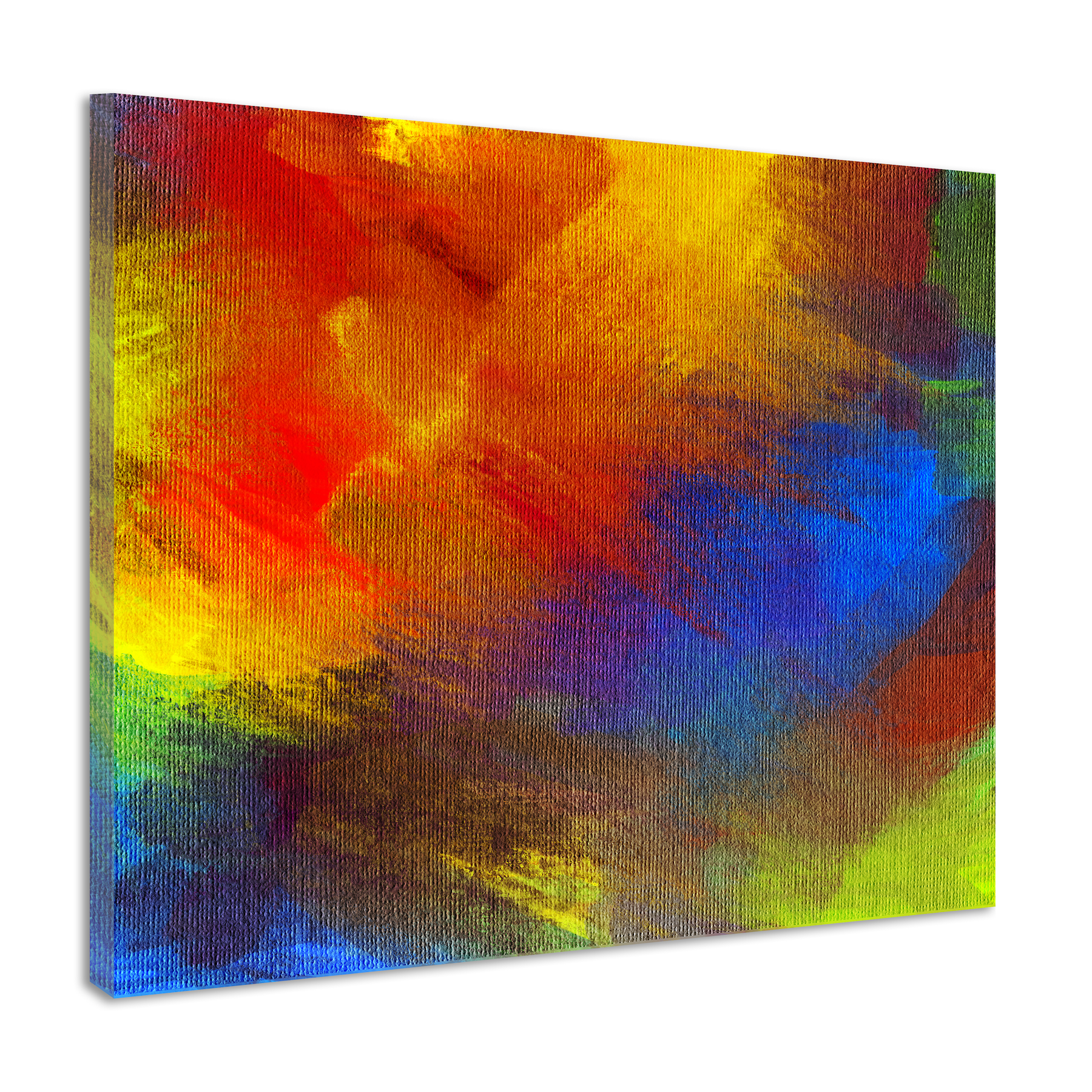 Schilderij - Abstracte achtergrond, acryl, premium print op canvas