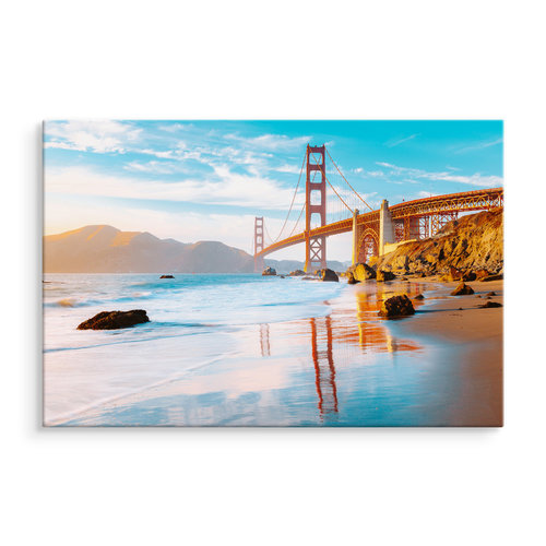 Schilderij - Golden Gate Bridge, San Francisco, USA, premium print