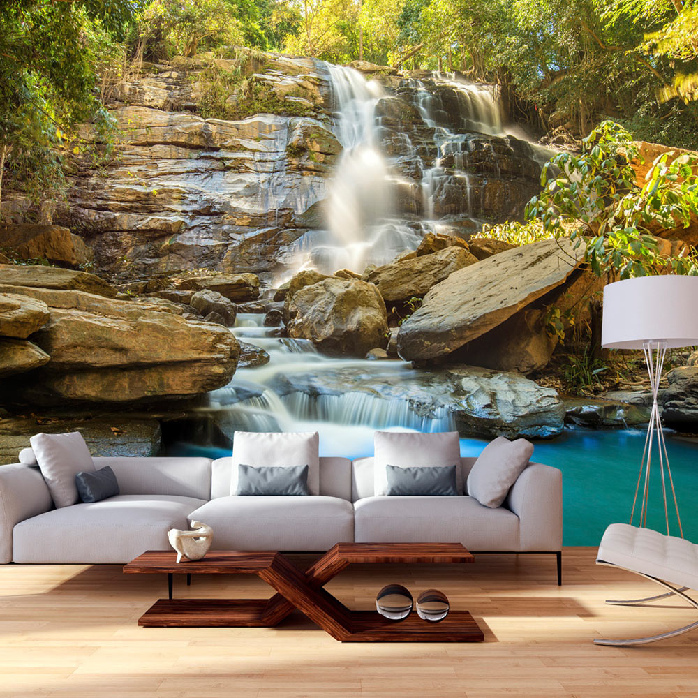 Zelfklevend fotobehang - Waterval in Chiang Mai, Thailand , Premium Print