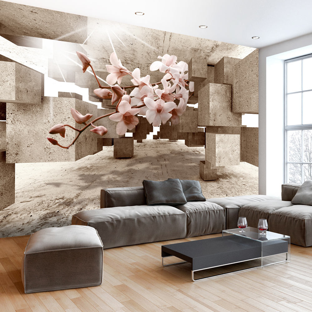 Zelfklevend fotobehang - Klein wonder, orchidee, 8 maten, premium print afbeelding