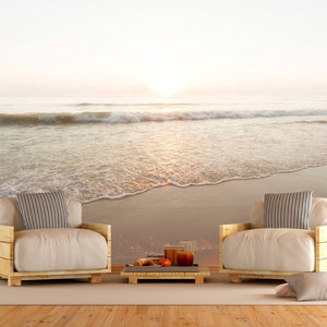 Zelfklevend fotobehang -   Prachtige ochtend aan zee , Premium Print