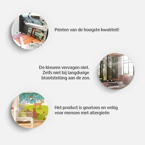 Zelfklevend fotobehang -  Kamer van Leeuwen van steen , Premium Print