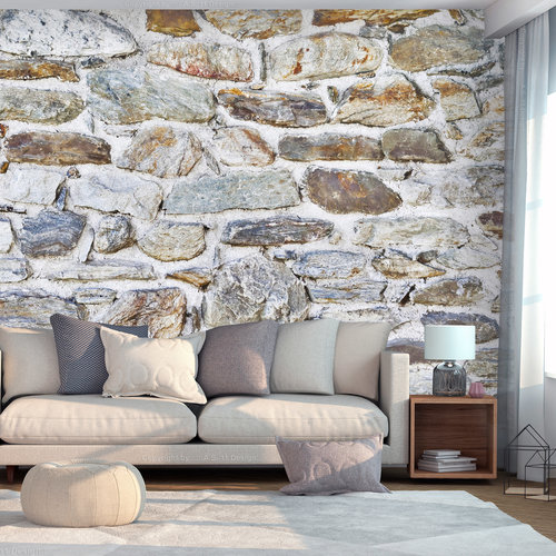 Zelfklevend fotobehang - Oude stenen muur, aanrader, 8 premium -