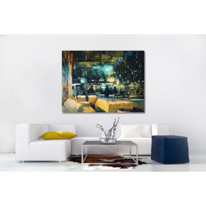 Afbeelding op acrylglas - Druk restaurant, print op acrylglas (op bestelling) 120x90cm