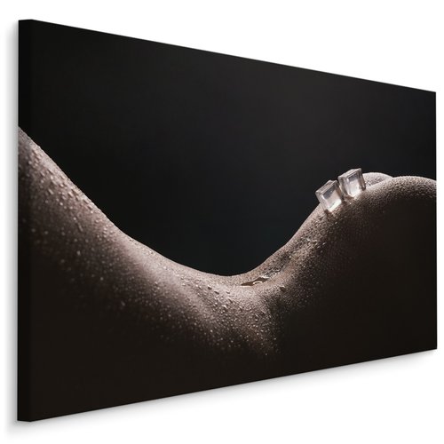 Schilderij - Smeltend ijs, premium print Schilderij - Smeltend ijs, premium print