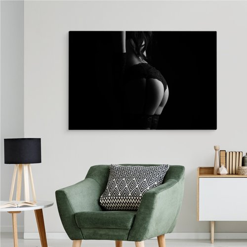 Schilderij - Sensuele belichting, premium print