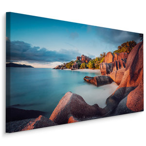 Schilderij - Dromerig strand, premium print