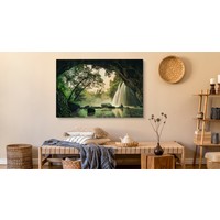 Schilderij - Waterval in Thailand, premium print