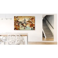 Schilderij - Lente in Rome, premium Print op Canvas, 5 maten