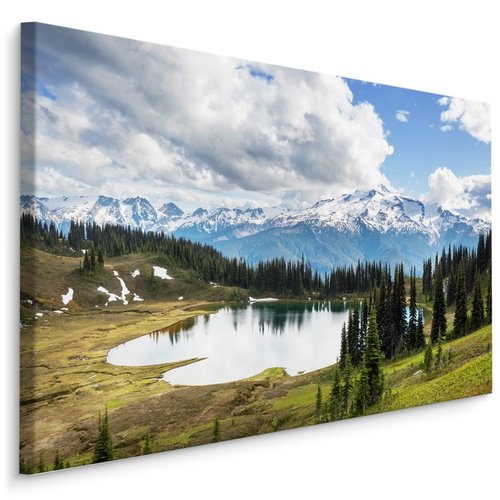 Schilderij - Glacier Peak, USA, 5 maten, Premium Print
