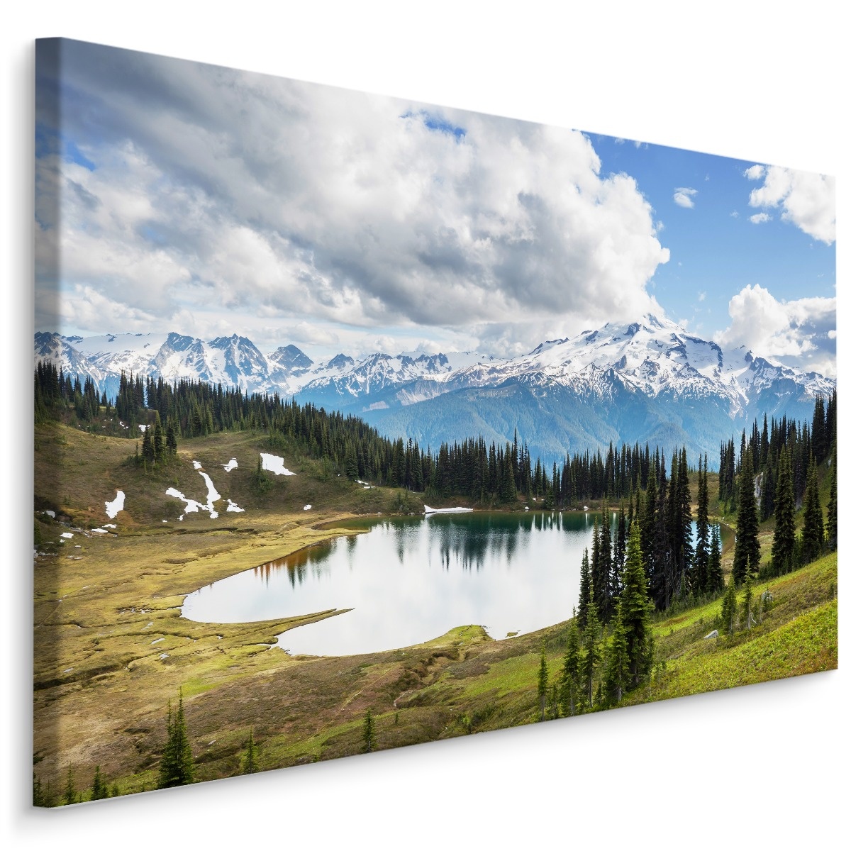 Schilderij - Glacier Peak, USA, 5 maten, Premium Print afbeelding