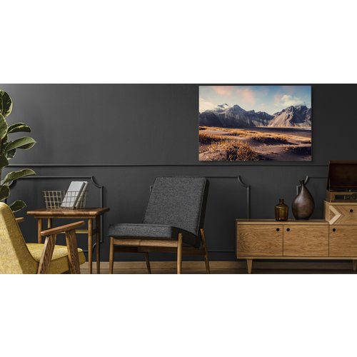 Schilderij - Vestrahorn Berg, IJsland, Premium Print