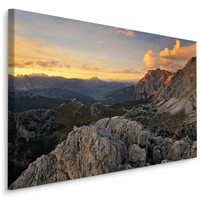 Schilderij - Dolomieten, Italië, Berglandschap, Premium Print