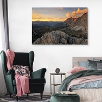 Schilderij - Dolomieten, Italië, Berglandschap, Premium Print