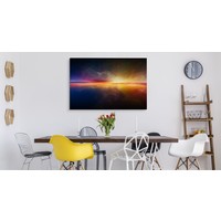 Schilderij - De Horizon, Abstract, Print op Canvas, Premium Print