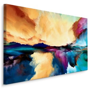 Schilderij - Explosie van Kleuren, Multikleur, Premium Print Schilderij - Explosie van Kleuren, Multikleur, Premium Print