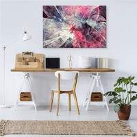 Schilderij - Abstracte Beweging, Premium Print