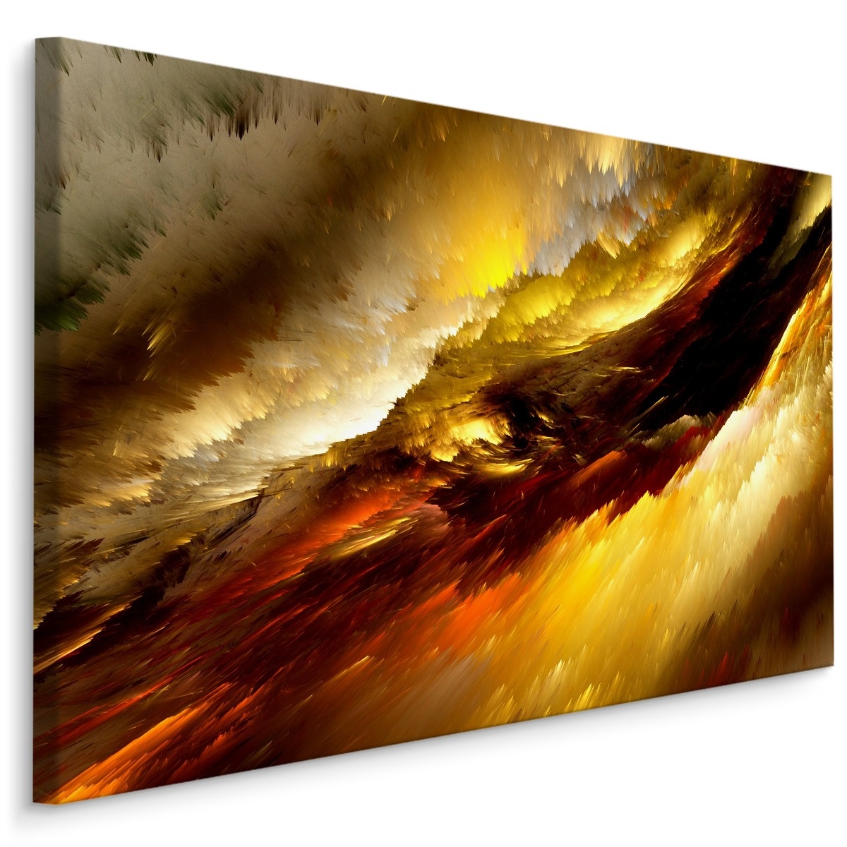 Schilderij - Abstract, Stormachtig, Premium Print afbeelding
