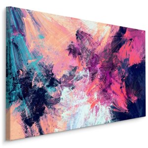 Schilderij - Abstract, Multikleur, Premium Print