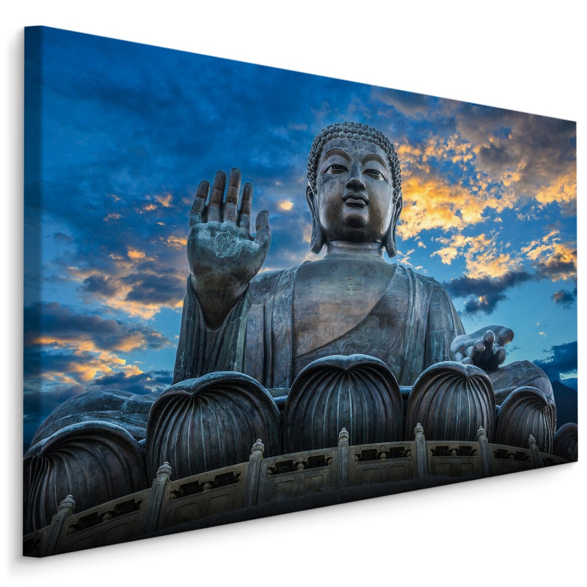 Schilderij - Boeddha Po Linklooster, Hong Kong, premium Print afbeelding