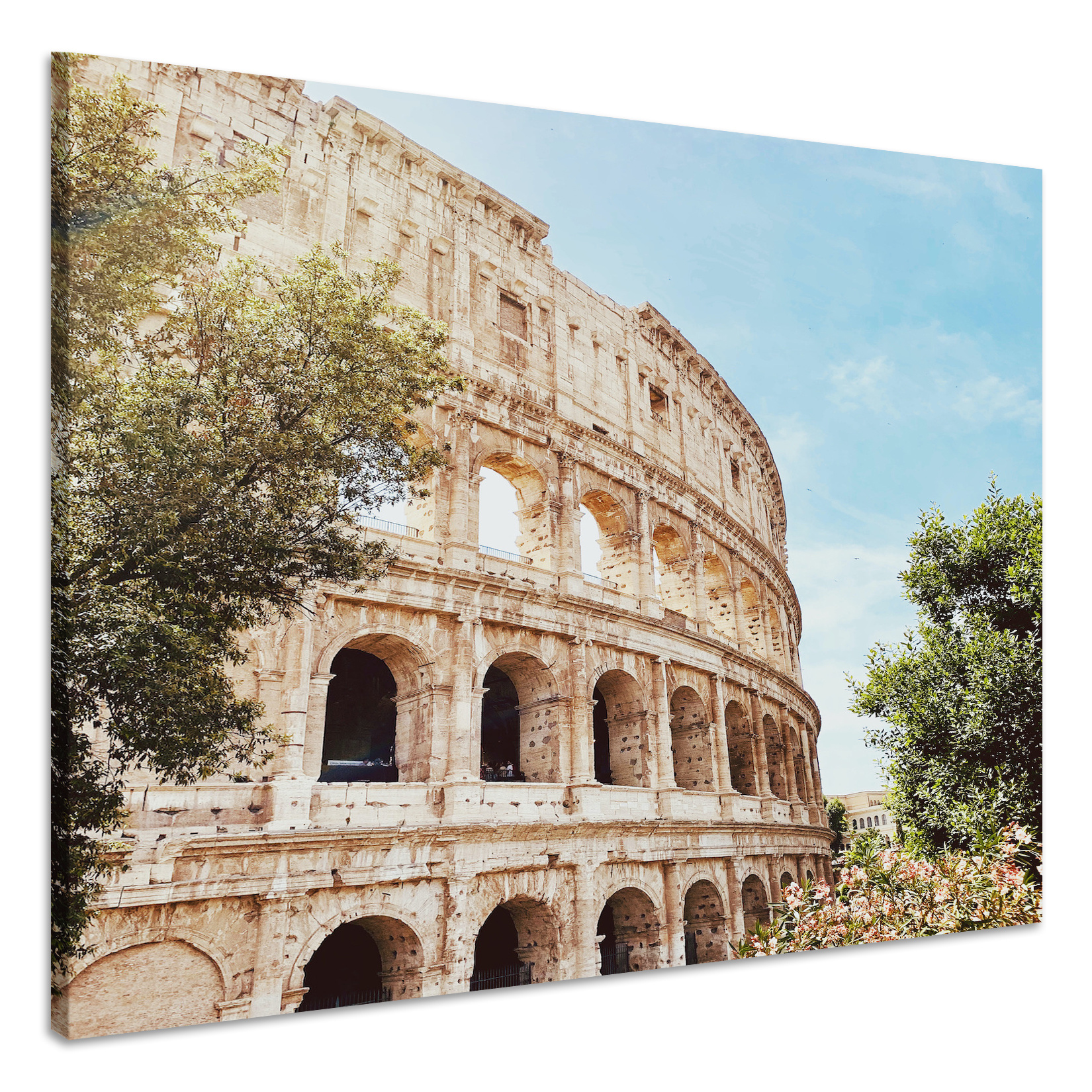 Schilderij - Colosseum Rome, 3 maten, premium print afbeelding