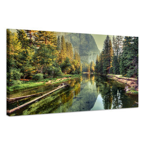 Karo-art Schilderij - Yosemite National Park, Californië, Premium Print
