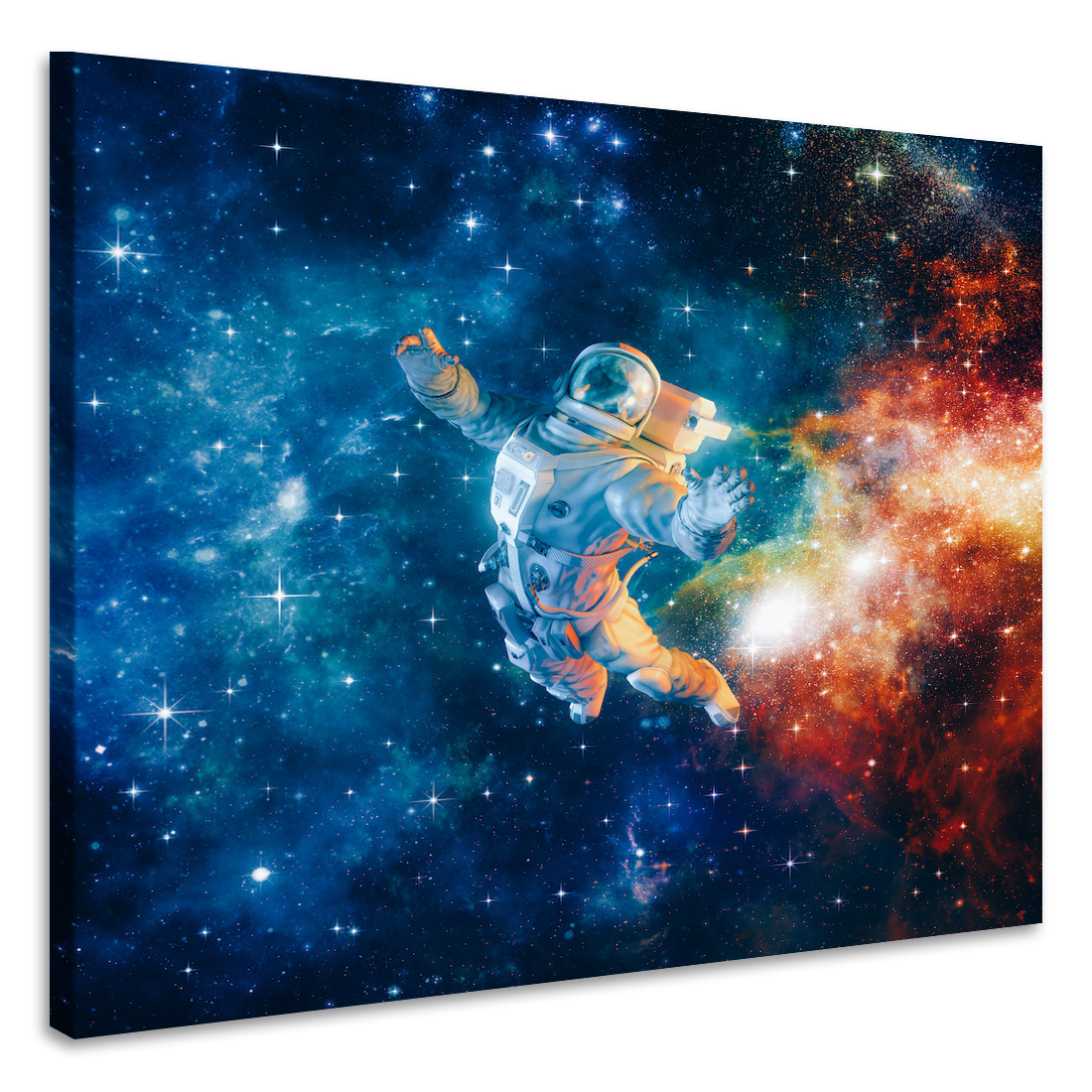 Schilderij - Astronaut , 3 Maten, Premium print afbeelding
