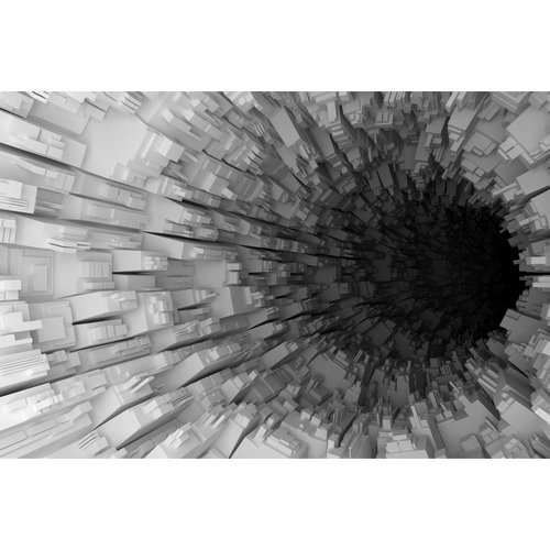 Photo wallpaper Abstract Tunnel 3D Non-woven 90 x 60 cm FT-2044-VE90-60