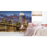 Photo wallpaper New York City At Night  Non-woven 90 x 60 cm FT-623-VE90-60