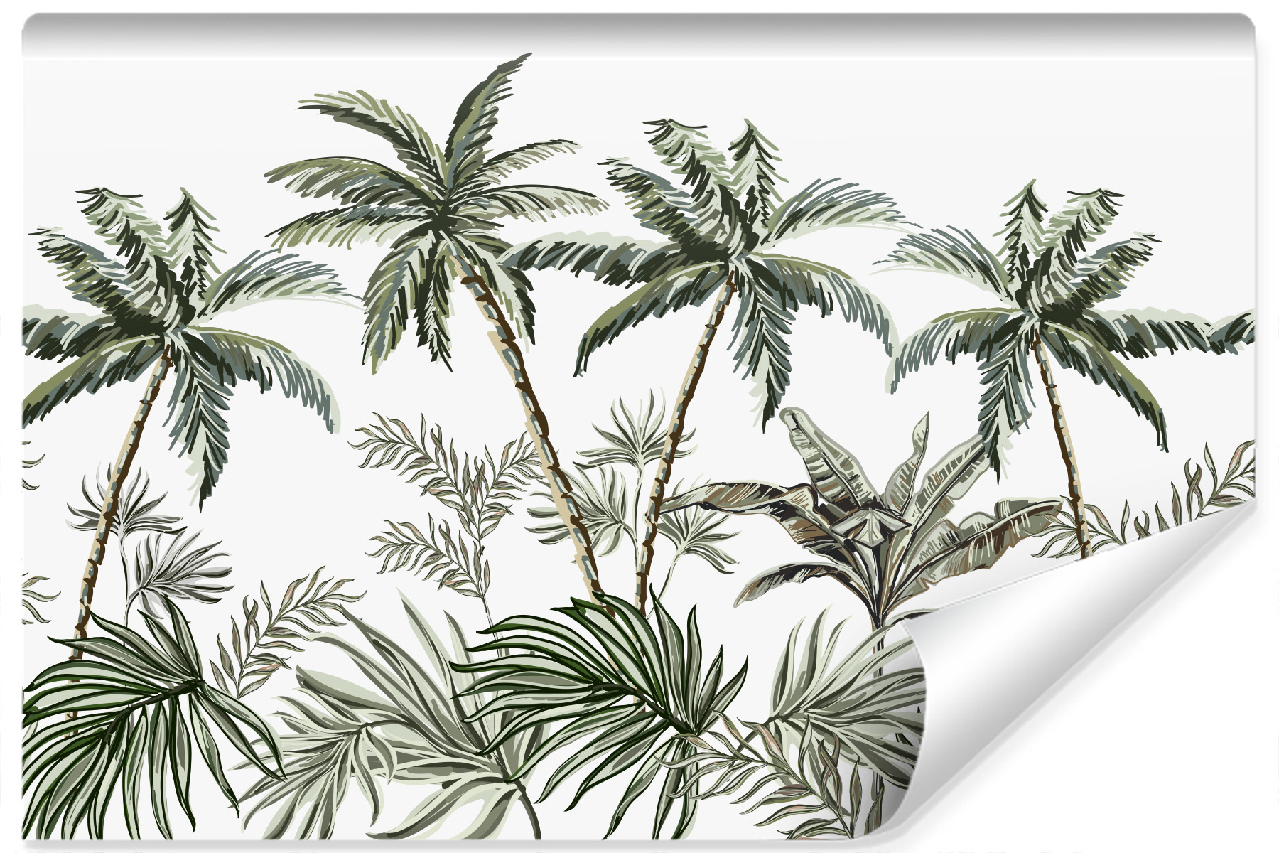 Photo wallpaper Palm trees and tropical plants Non-woven 104 x 70.5 cm FT-2780-VEM