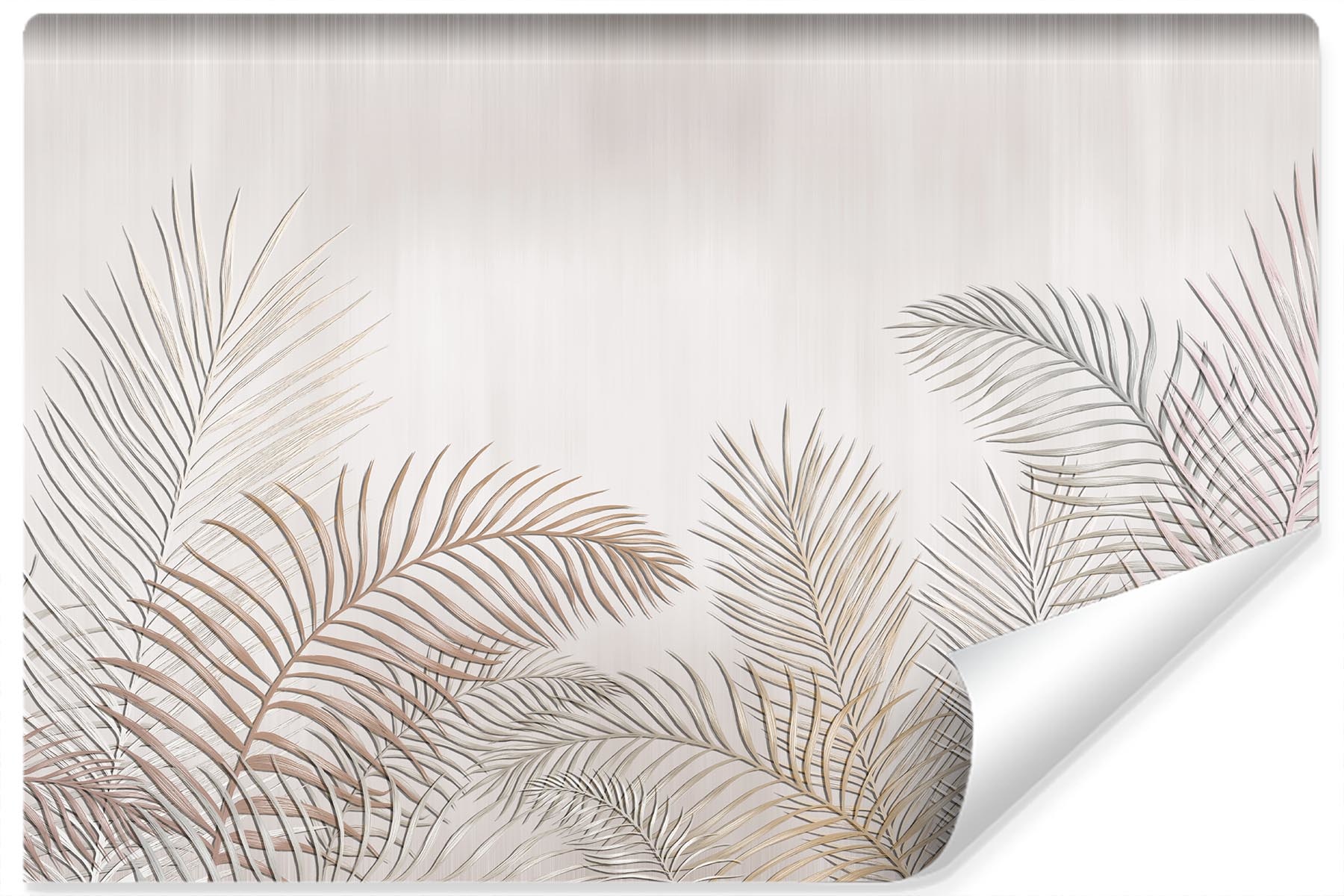 Photo wallpaper Palm leaves on a light background Non-woven 104x70,5 cm FT-3628-VEM