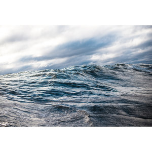 Karo-art Poster- Onrustige Zee, wanddecoratie, premium print