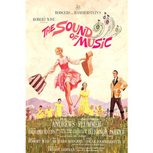 Karo-art Poster-The Sound of Music, Originele Film poster, Premium Print