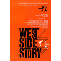 Karo-art Poster - West Side Story, Originele Filmposter uit 1961, Premium Print, wanddecoratie