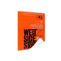 Karo-art Poster - West Side Story, Originele Filmposter uit 1961, Premium Print, wanddecoratie