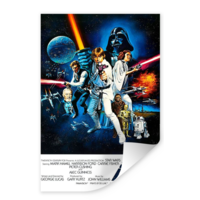 Karo-art Poster - A New Hope, Star wars Filmposter, Premium Print, stevig verpakt in kartonnen koker